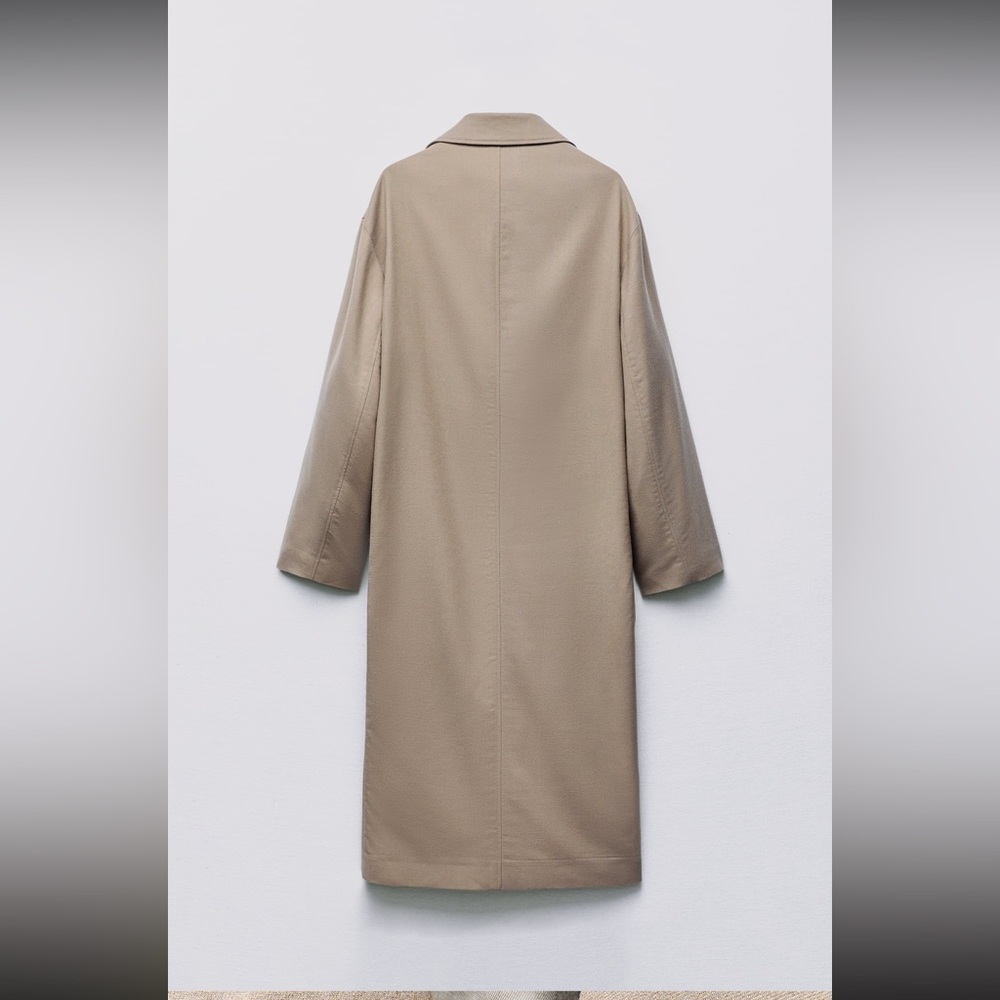 STRAIGHT CUT ZW WOOL COAT LIMITED EDITION - Picture 6 of 12